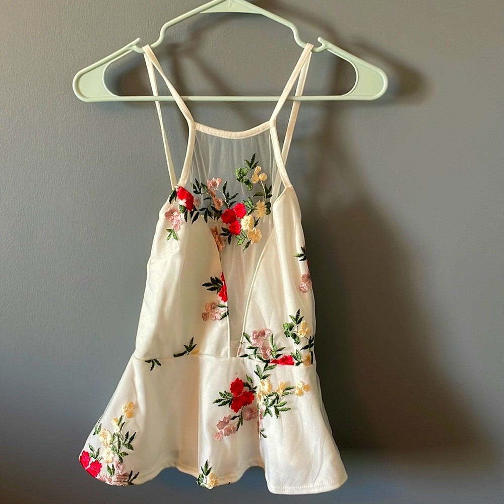 Charlotte Russe Floral Tank top